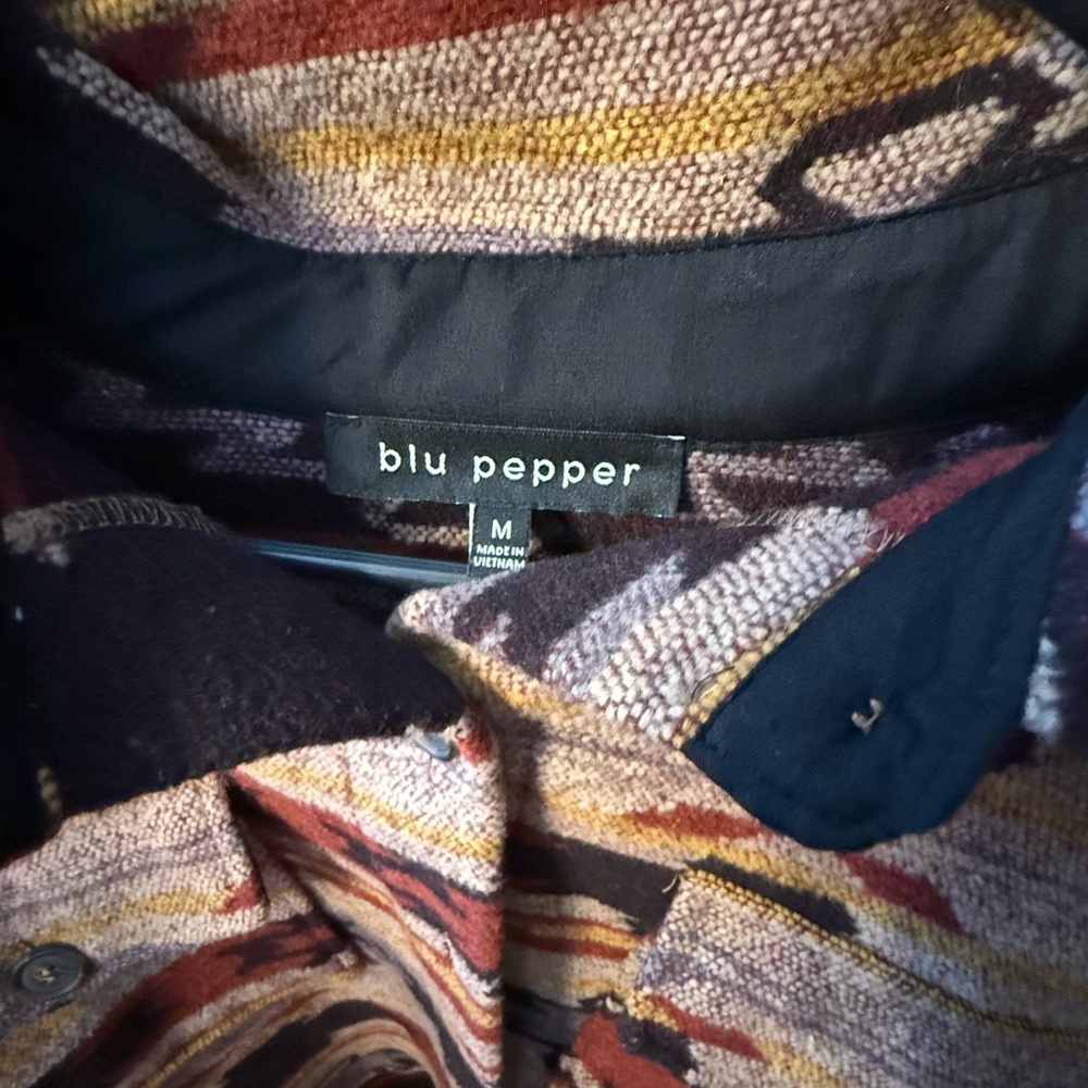 Blu Pepper Multicolor Textured Jacket - image 2